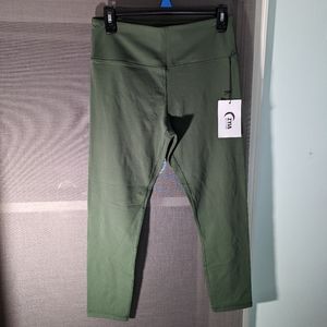 Zyia Active Olive Unity Hi-Rise Size 8-10